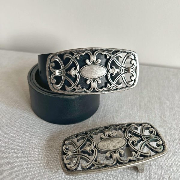 Ceinture au tannage végétal sur-mesure - 4 cm de large, rectangle