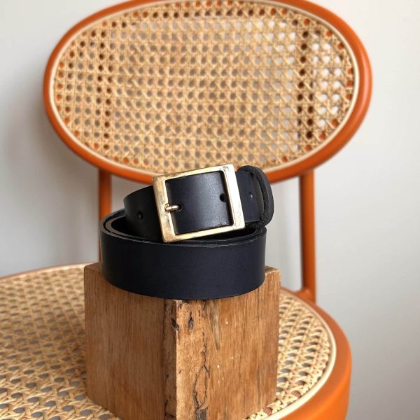 Ceinture Bleu marine - Taille 1 XS/S - 3 cm de large