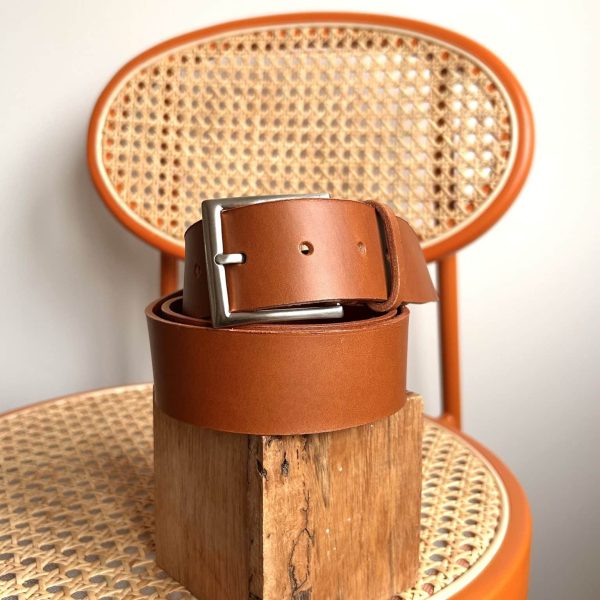 Ceinture Camel - Taille 2 M/L - 4 cm de large