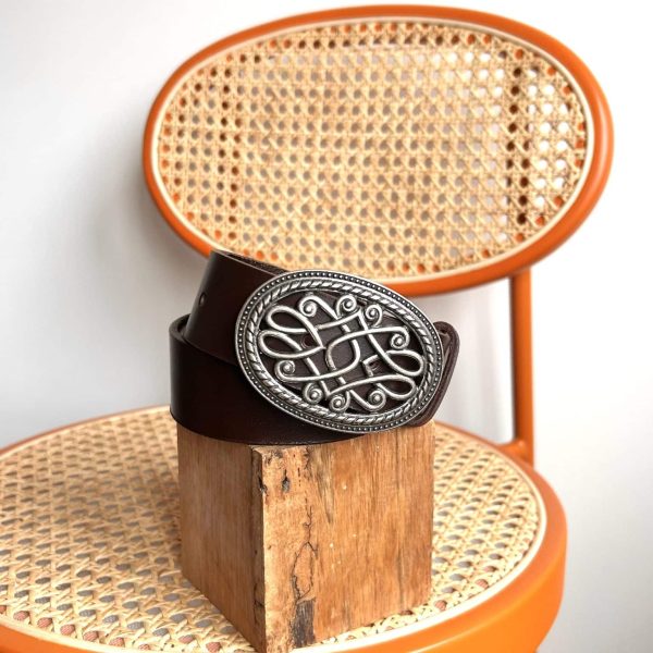 Ceinture Chocolat - Taille 1 XS/S - 4 cm de large