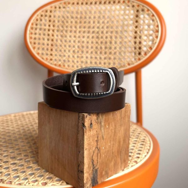 Ceinture Chocolat - Taille 2 M/L - 2,5 cm de large