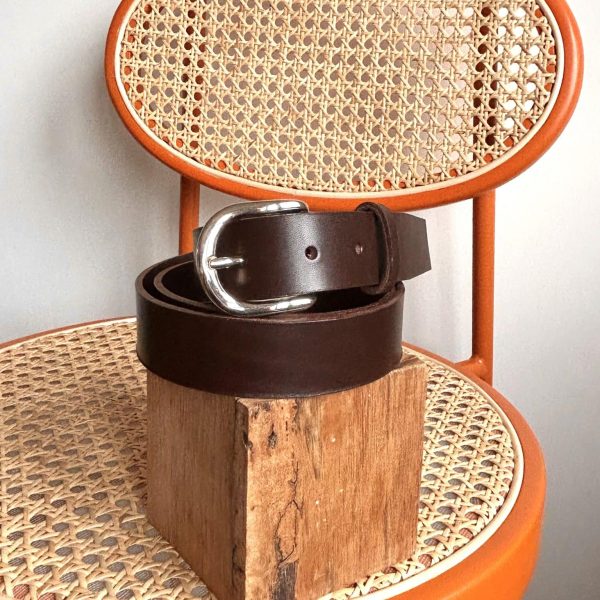 Ceinture Chocolat - Taille 2 M/L - 3 cm de large