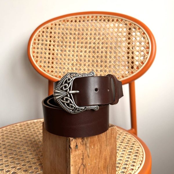 Ceinture Chocolat - Taille 2 M/L - 4 cm de large