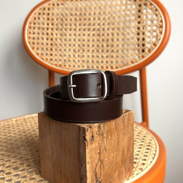 Ceinture Chocolat - Taille 3 XL/XXL - 2,5 cm de large