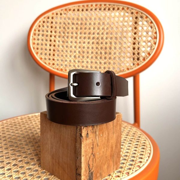 Ceinture Chocolat - Taille 3 XL/XXL - 3 cm de large