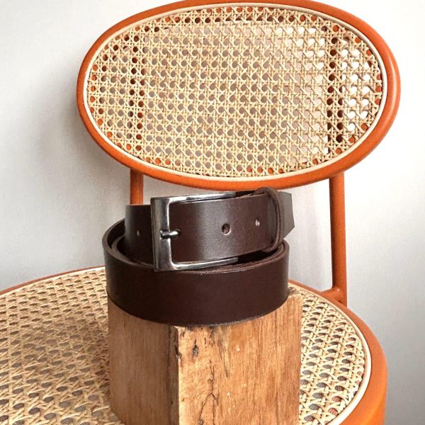 Ceinture Chocolat - Taille 3 XL/XXL - 3 cm de large