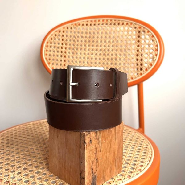 Ceinture Chocolat - Taille 3 XL/XXL - 4 cm de large