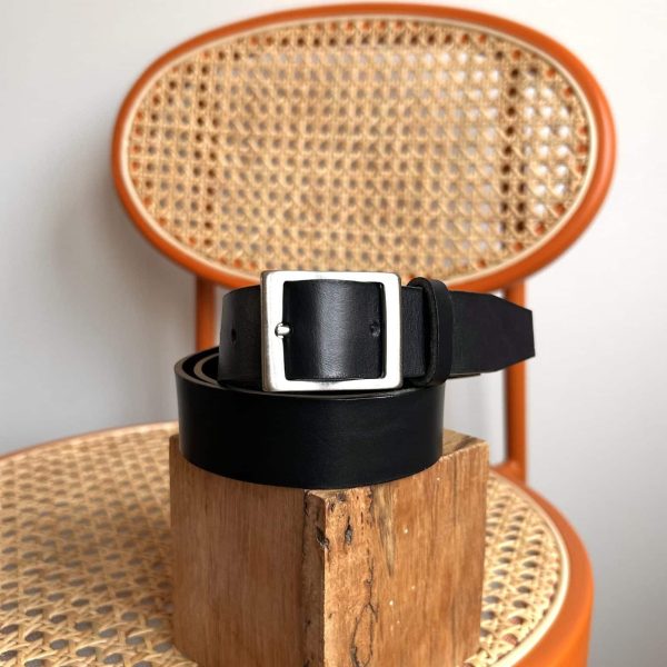 Ceinture Noir - Taille 2 M/L - 3 cm de large