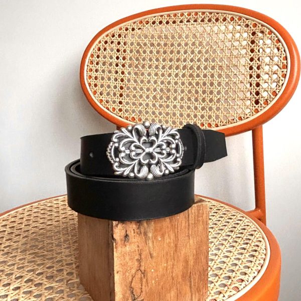 Ceinture Noir - Taille 2 M/L - 3 cm de large