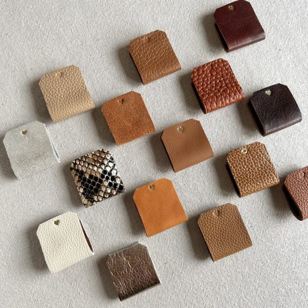 Marque-page aimanté - Tons brun et écru