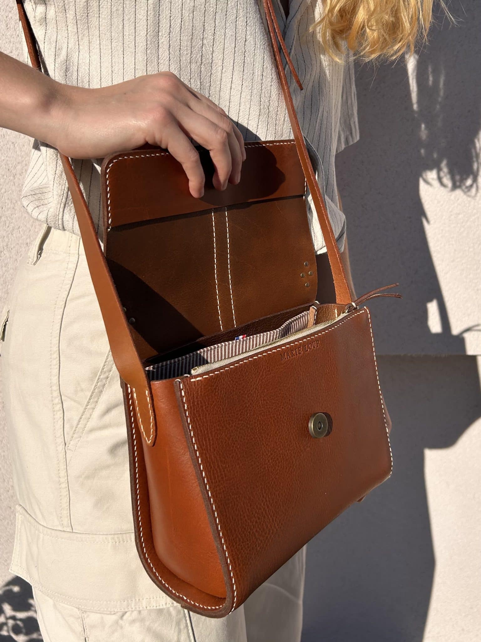Sac Petit Artémis - Cognac – Image 13